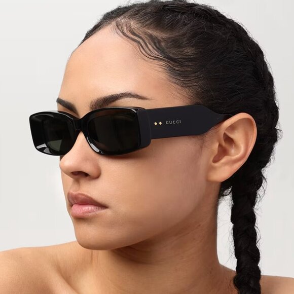NWT Gucci GG1528S - 001 Black Sunglasses - Picture 1 of 8